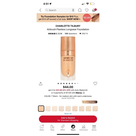 Charlotte tilbury foundation - Picture 4 of 4